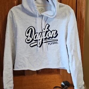 League Women's Light Gray Dayton Hoodie, Size M